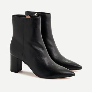 J. Crew Pointed Toe Sadie Boot in Leather